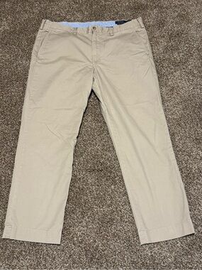 Polo Ralph Lauren Stretch Straight Fit Khaki Chino Pants Men’s 38x30 Beige